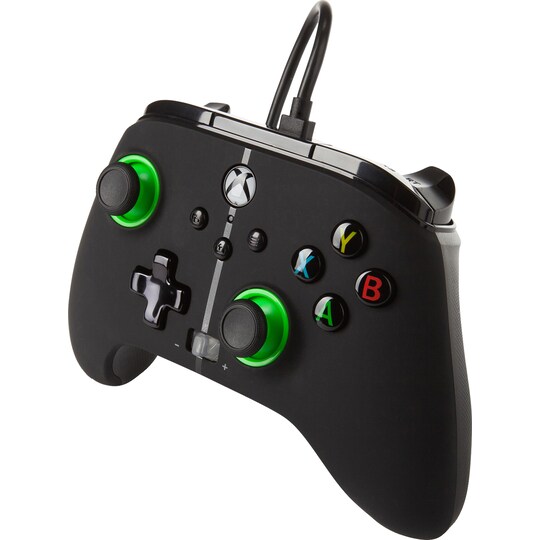 PowerA Xbox Enwired kontroller (sort) - Elkjøp