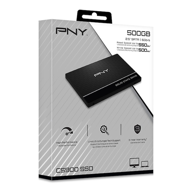 PNY CS900 2""5 SATA Solid State Drive 500GB