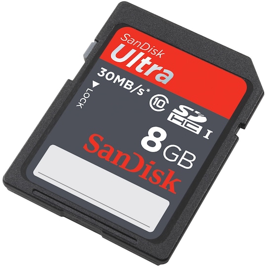 SanDisk Ultra 8 GB SDHC minnekort - Elkjøp