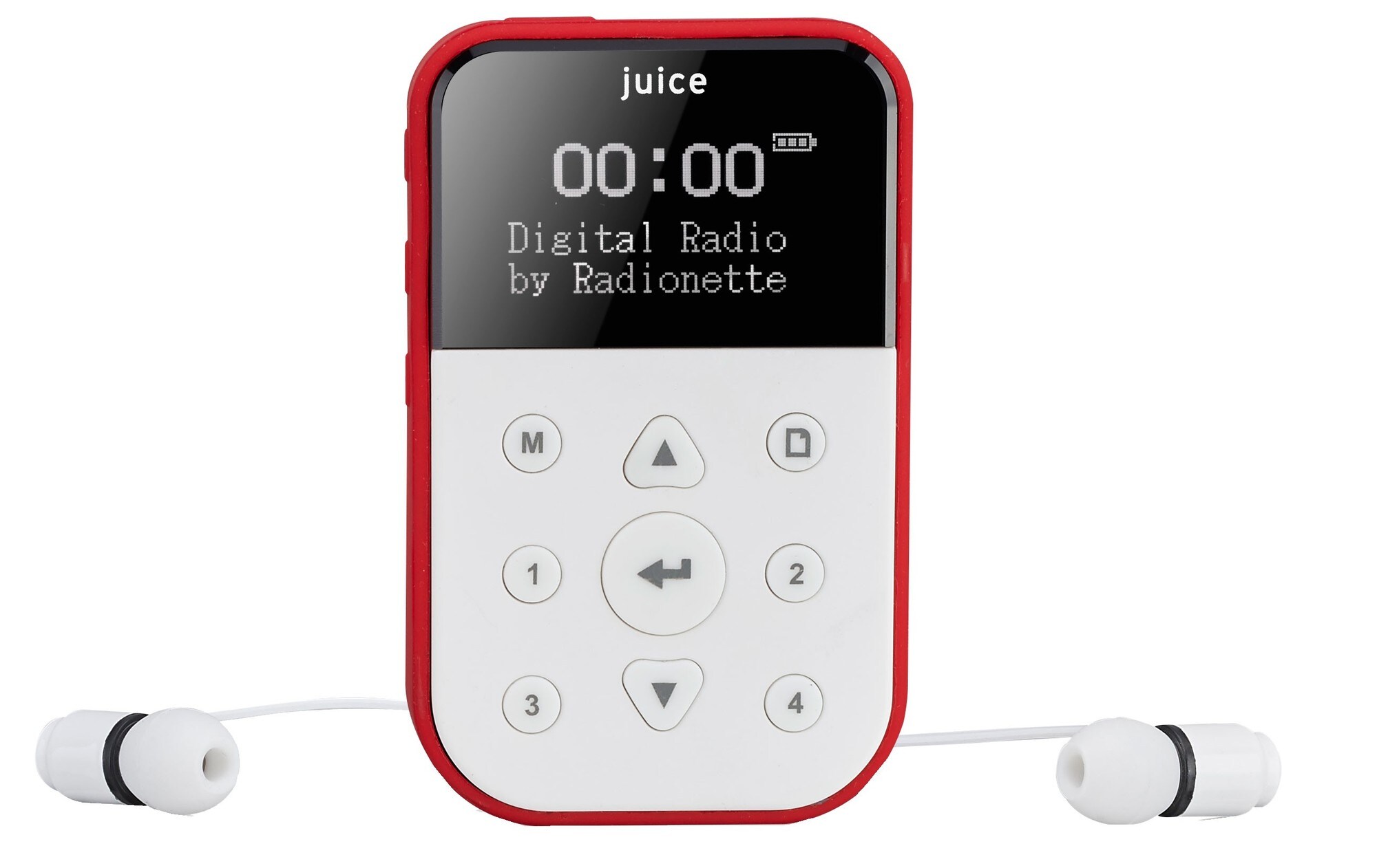 Juice Go! lommeradio SJUGORE15E (rød) - Elkjøp