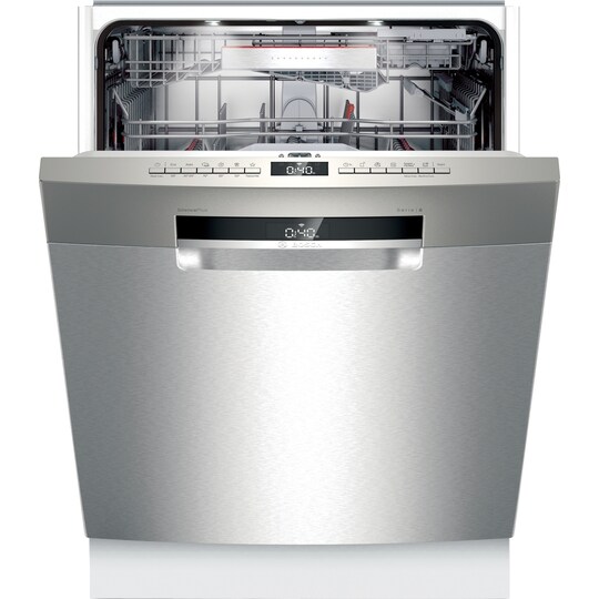 Bosch Serie 6 oppvaskmaskin SMU6ZDI76S (rustfritt stål) - Elkjøp