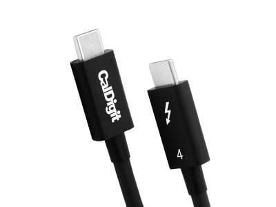 CalDigit Intel-sertifisert 80 cm Thunderbolt 4 USB C-kabel 40 Gbps 100 W  Lader 8K-video kompatibel med USB 4 og Thunderbolt 3 - Elkjøp