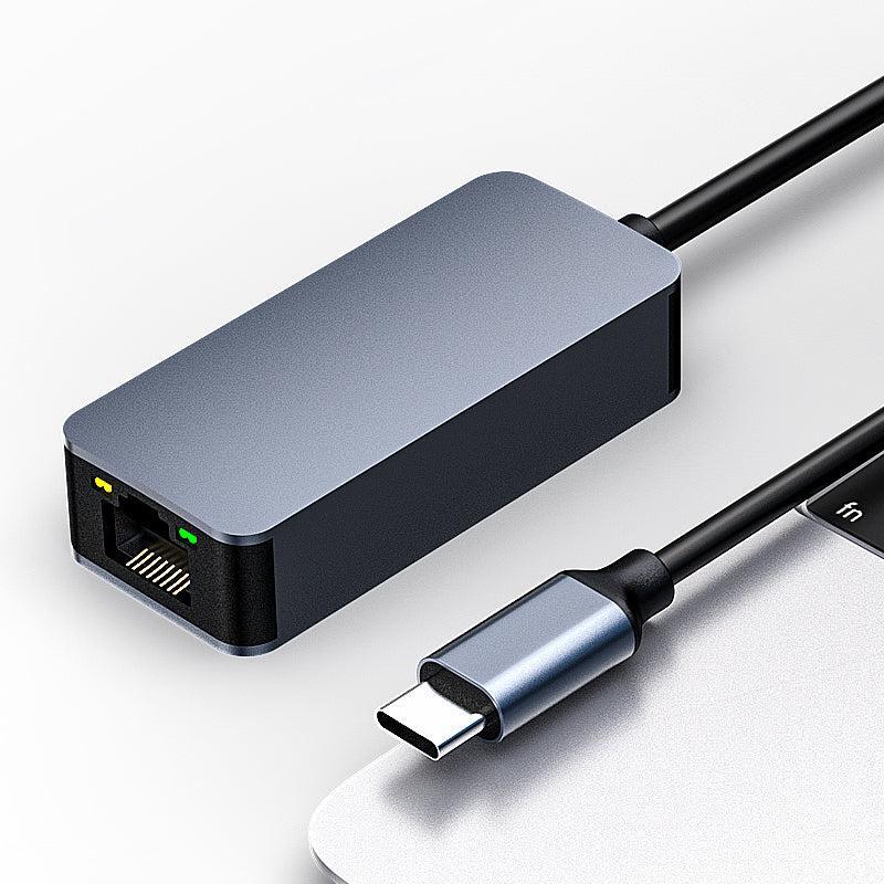 NÖRDIC USB-C til 2,5 Gbps LAN-adapter Thunderbolt 3/4 15 cm kabel aluminium  - Elkjøp