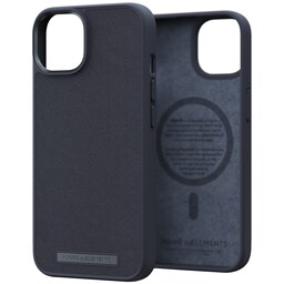 NJORD byELEMENTS iPhone 14/13 Leather MagSafe deksel (sort)