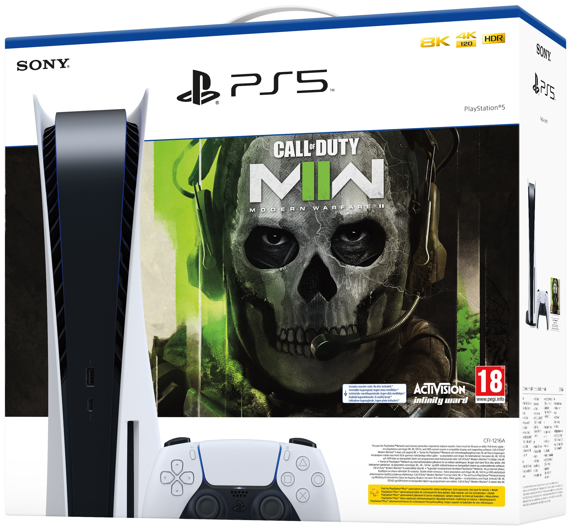 PlayStation 5 + COD MW2 pakke - Elkjøp