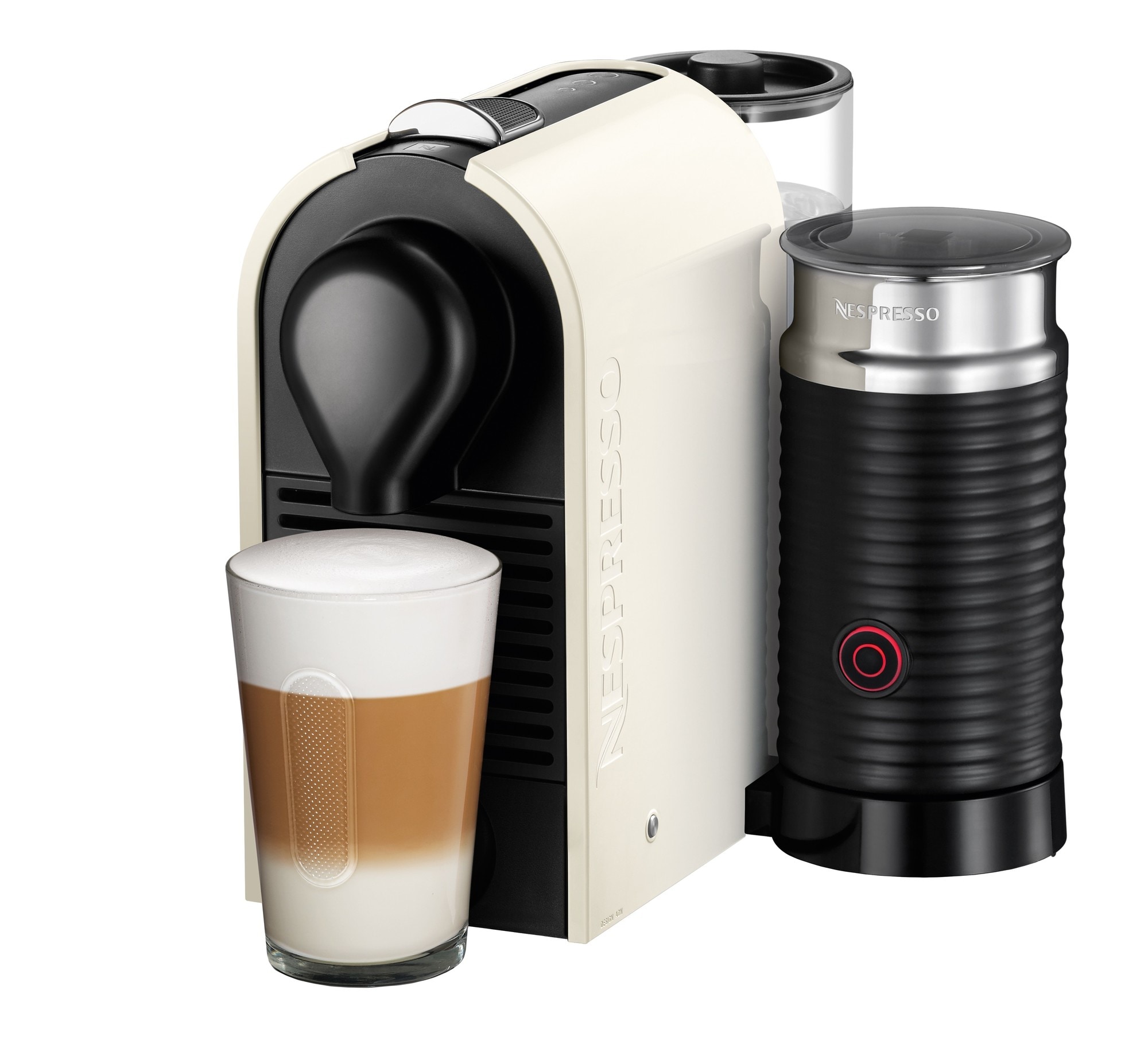 Nespresso UMilk kapselmaskin C55 (kremhvit) - Elkjøp