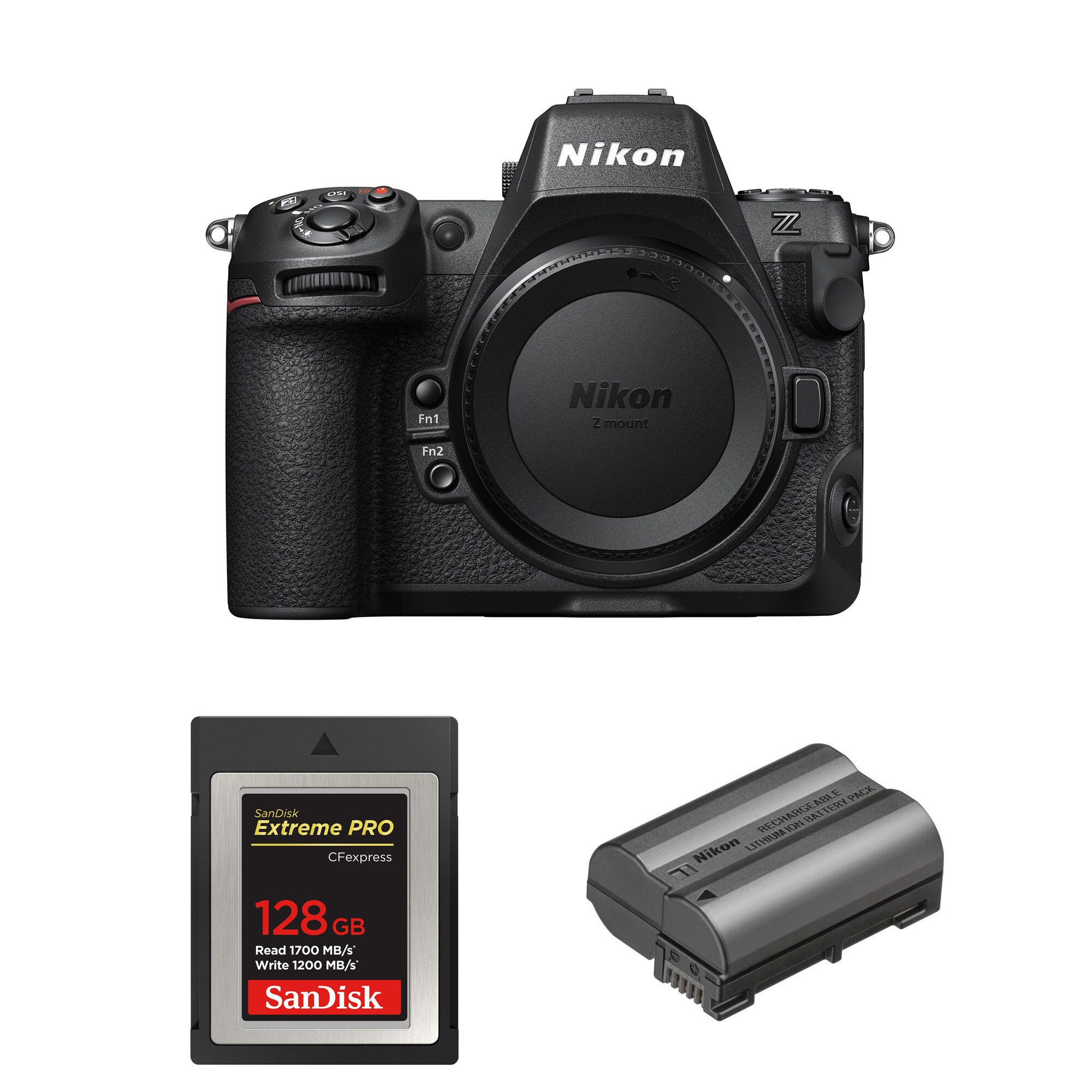 Nikon Z8 Hus minnekort og ekstra batteri - Elkjøp