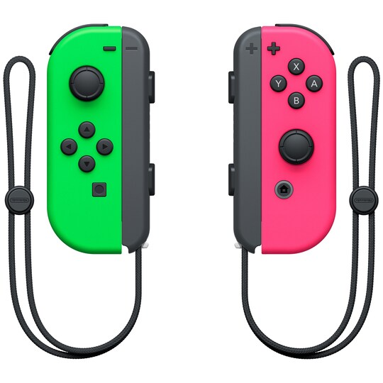 Nintendo Switch Joy-Con kontrollpar (neon grønn+rosa) - Elkjøp