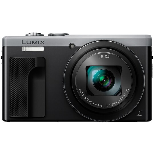 Panasonic Lumix DMC-TZ80 ultrazoom kamera (sølv) - Elkjøp