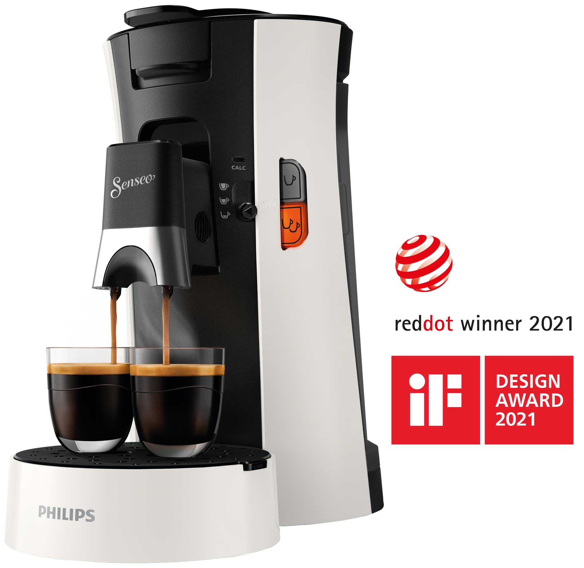 Senseo Select kaffemaskin CSA230/01 (stjernehvit) - Elkjøp
