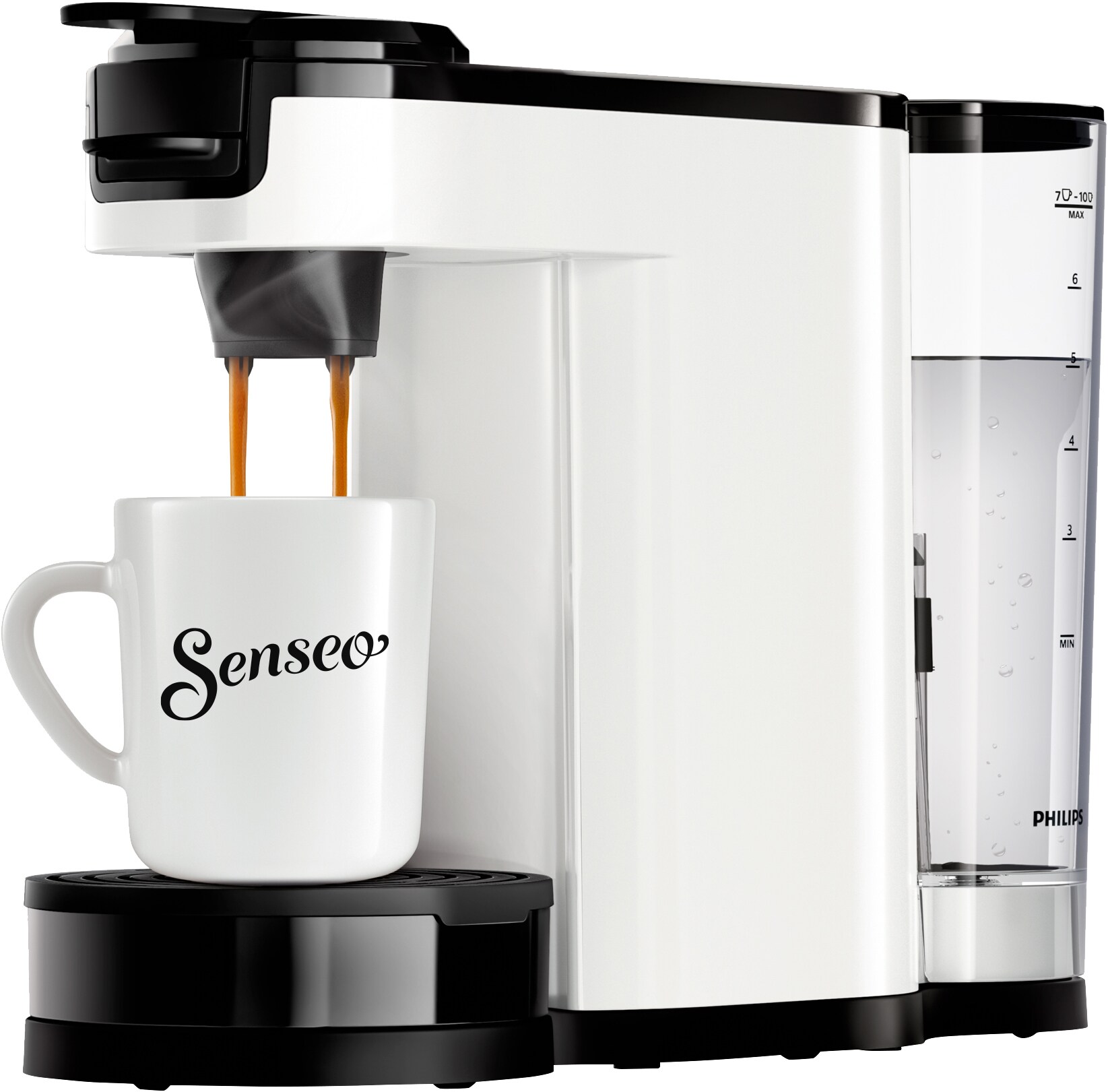 Senseo Switch kapsel- og filterkaffemaskin HD6594/00 (hvit) - Elkjøp