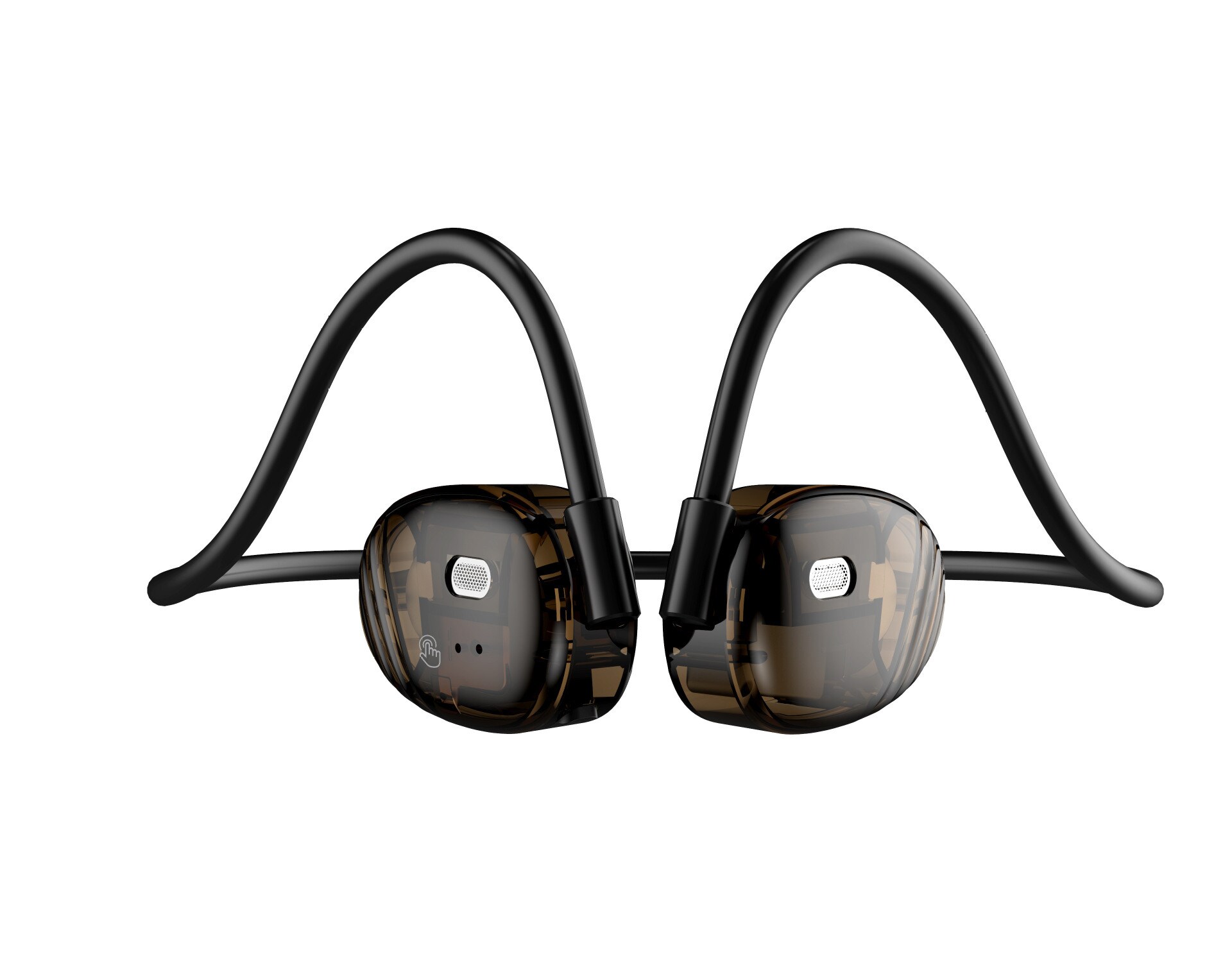Beinledning trådløse øreplugger hodetelefoner Bluetooth 5.2 IPX7 Sort -  Elkjøp