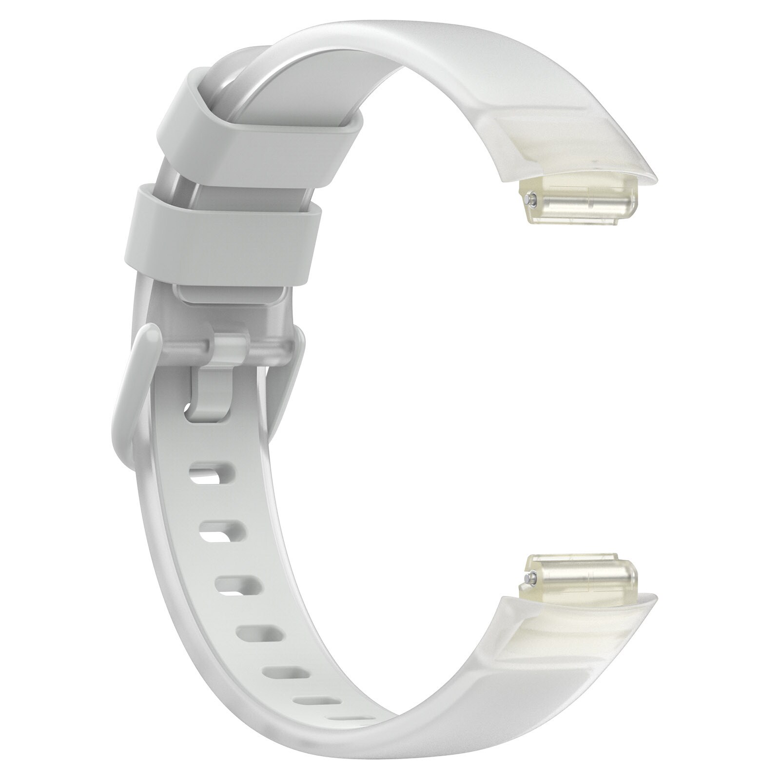 Silikonarmband för armband i två färger för Fitbit Inspire 3 Lysegrå -  Elkjøp