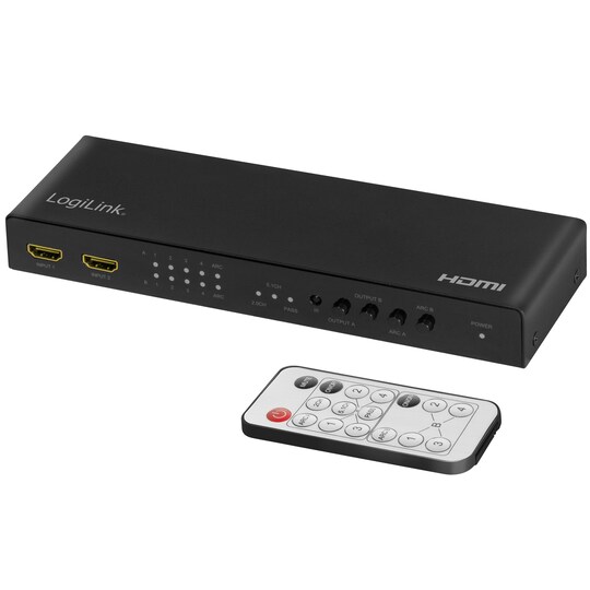 HDMI Matrix-switch 4K/60Hz ARC HDCP HDR CEC - Elkjøp