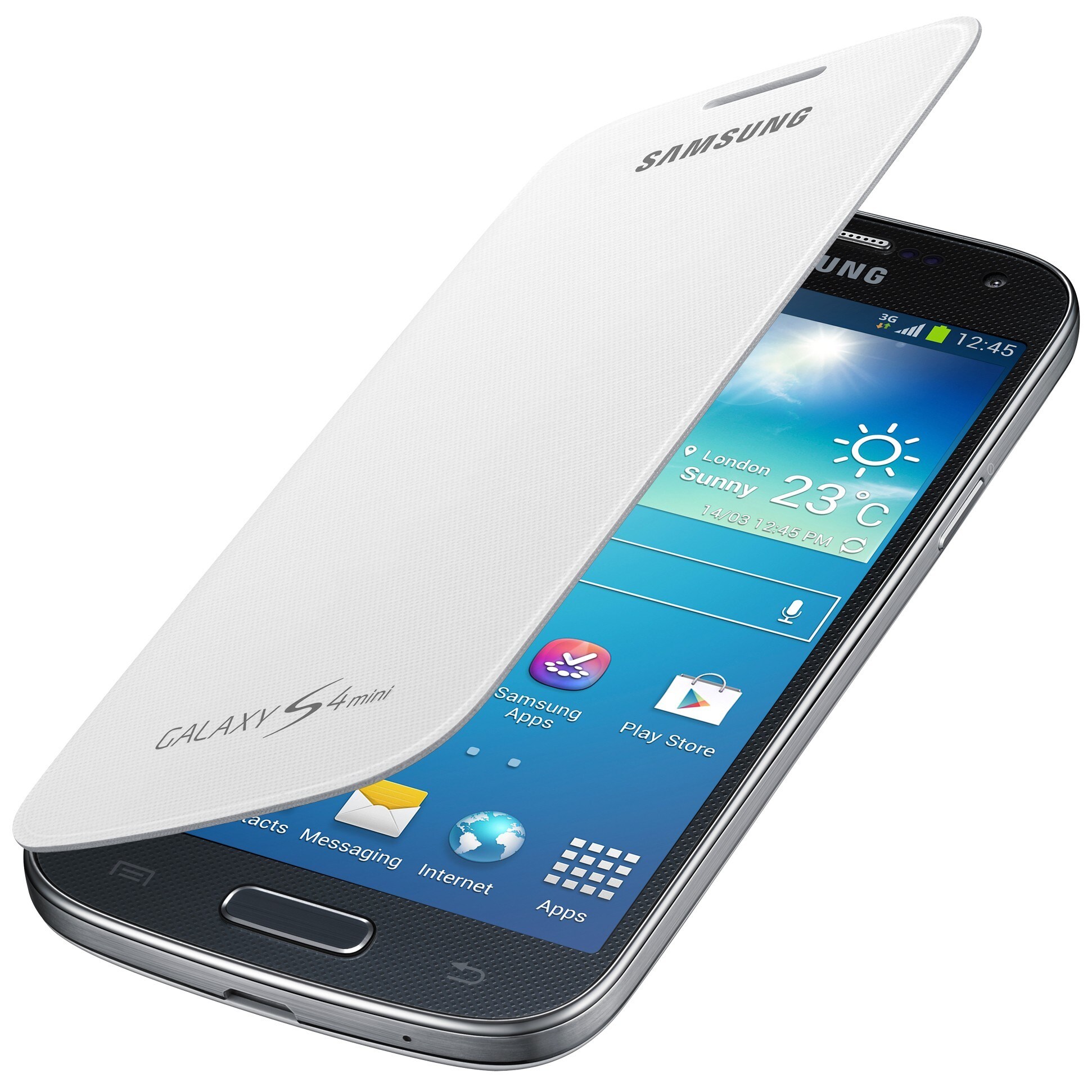 Samsung Flip Cover for Galaxy S4 mini (hvit) - Deksler og etui til  mobiltelefon - Elkjøp