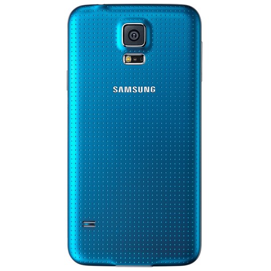 Samsung deksel for Galaxy S5 (blå) - Elkjøp