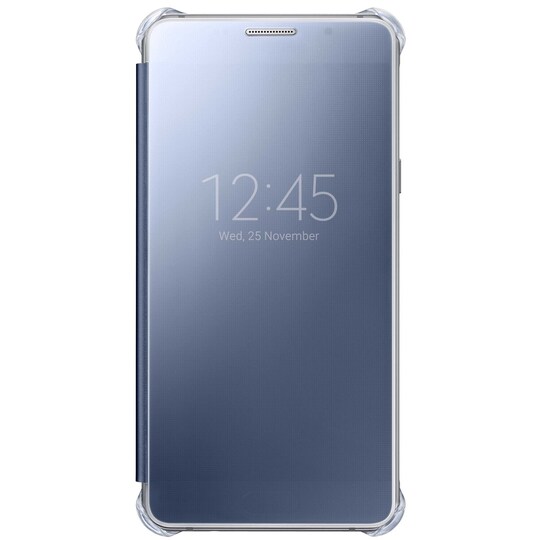 Samsung Galaxy A5 Clear View deksel (blå/sort) - Elkjøp