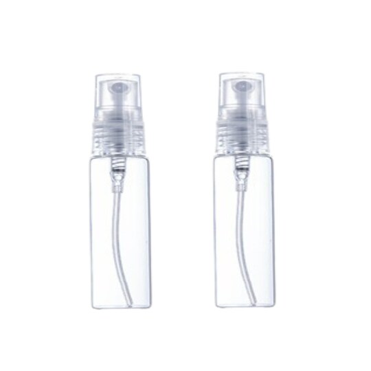 INF Mini etterfyllbar parfyme sprayflaske glassflaske 5 ml 2-pakning  Gjennomsiktig - Elkjøp