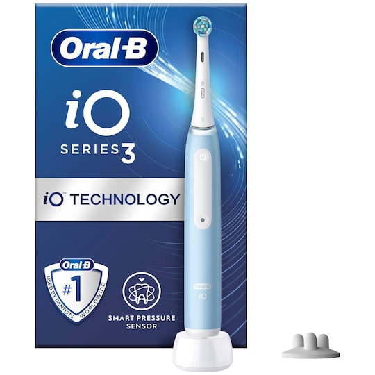 Oral-B iO3 elektrisk tannbørste 730935 (isblå) - Elkjøp