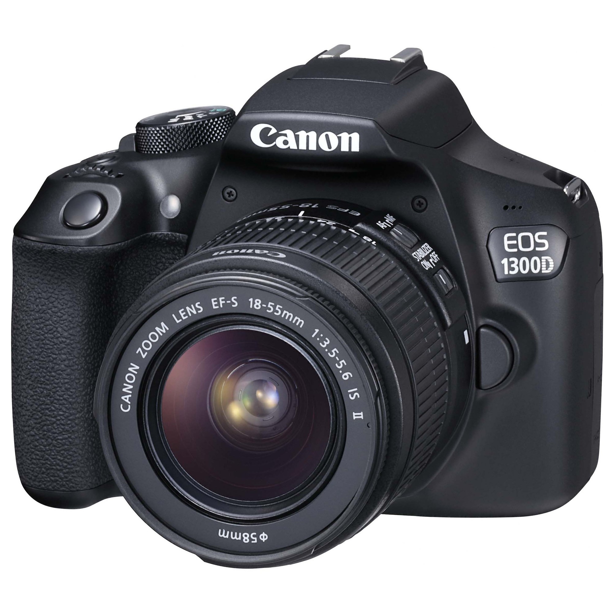 Canon EOS 1300D DSLR kamera 18-55mm + batteri - Systemkamera - Elkjøp