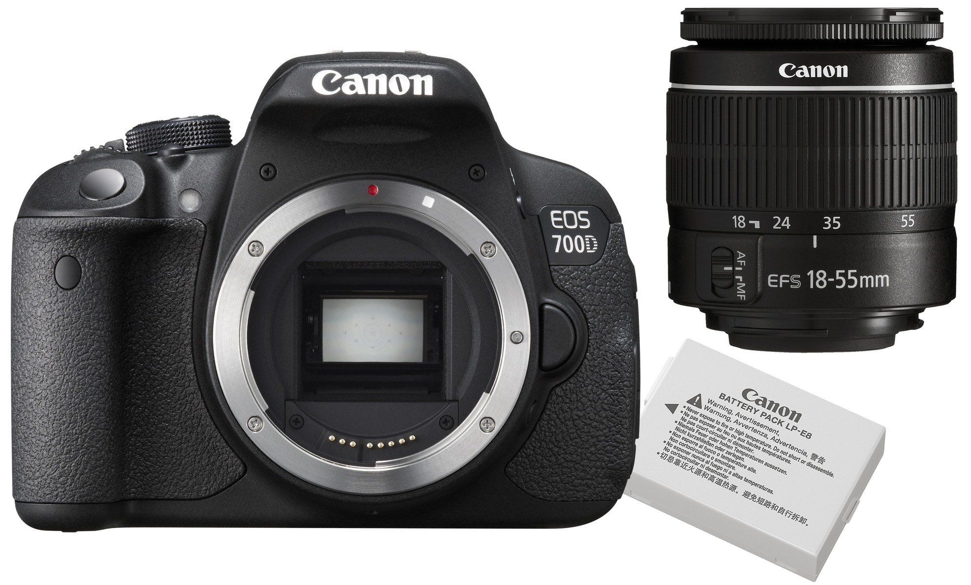 Canon EOS 700D SLR kamerakit (linse + batteri) - Elkjøp