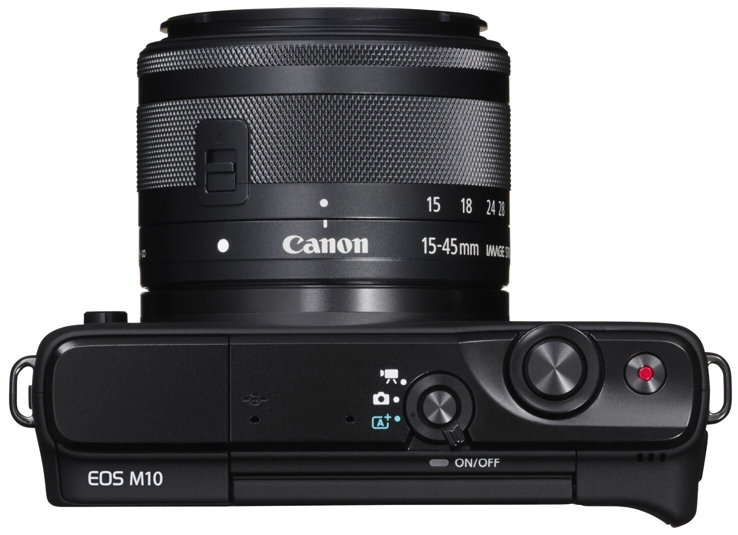 Canon EOS M10 SLT kamera + 15-45 mm objektiv (sort) - Systemkamera - Elkjøp