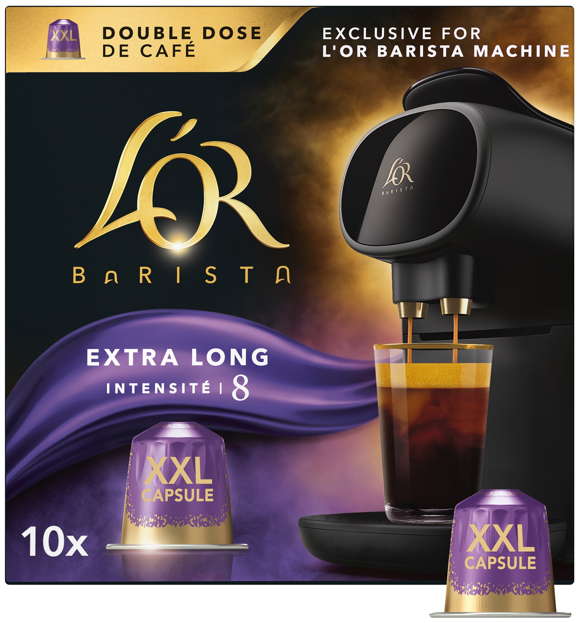 L OR Barista Extra Long intensitet 8 kaffekapsler 4028894 (10 stk.) - Elkjøp