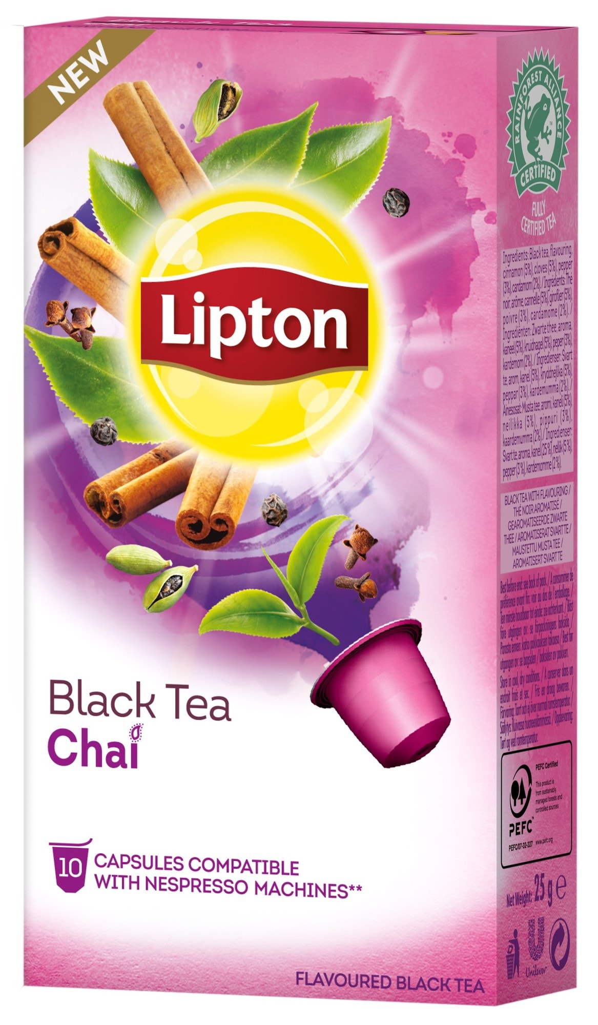 Lipton tekapsler - Black Tea Chai - Elkjøp