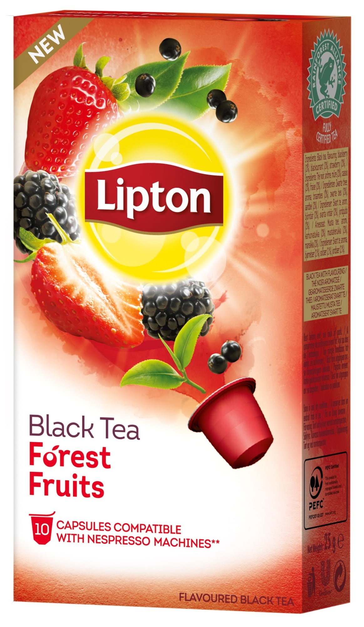Lipton tekapsler - Black Tea Forest Fruit - Elkjøp