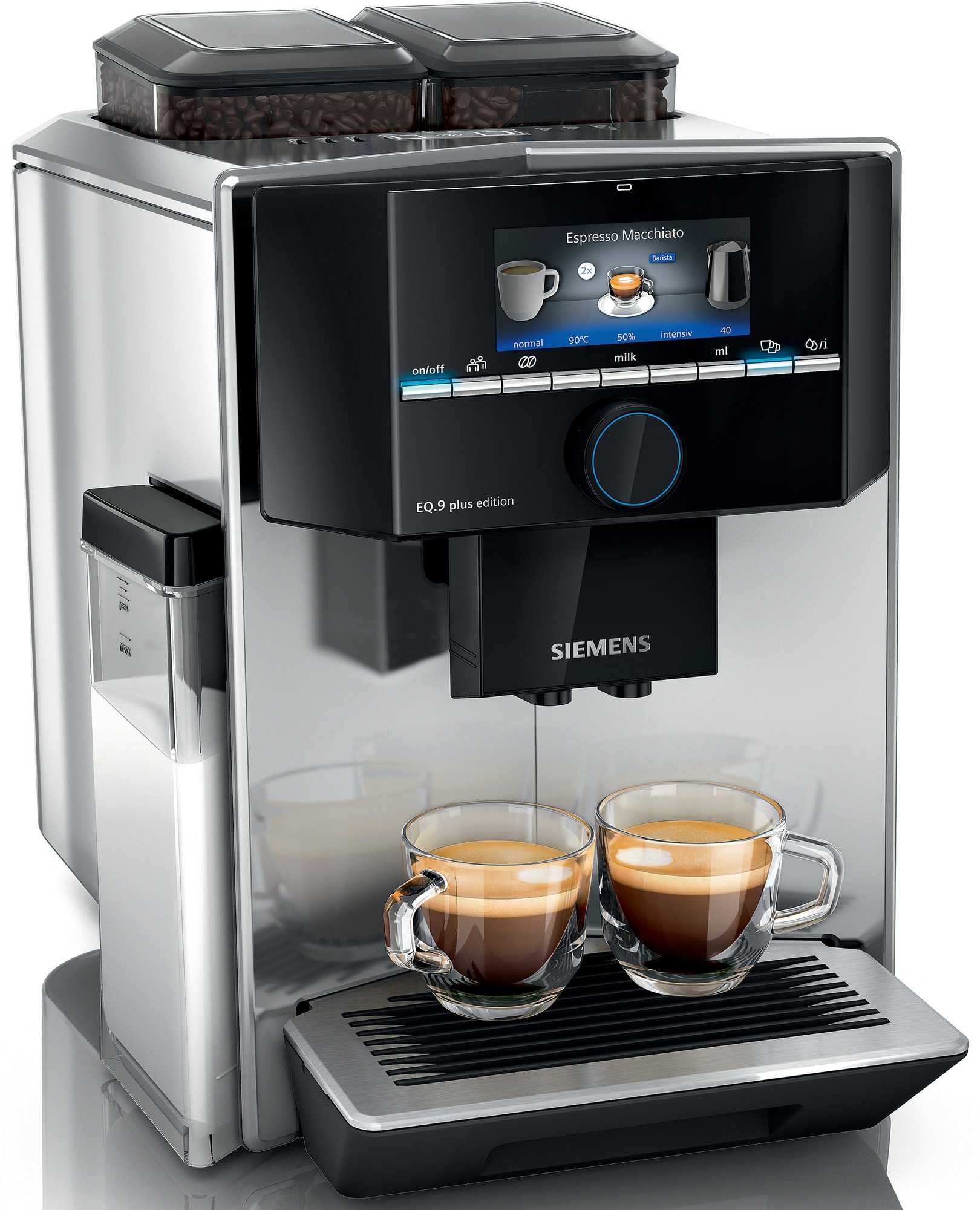 Siemens EQ9+ kaffemaskin TI9573X7RW - Elkjøp