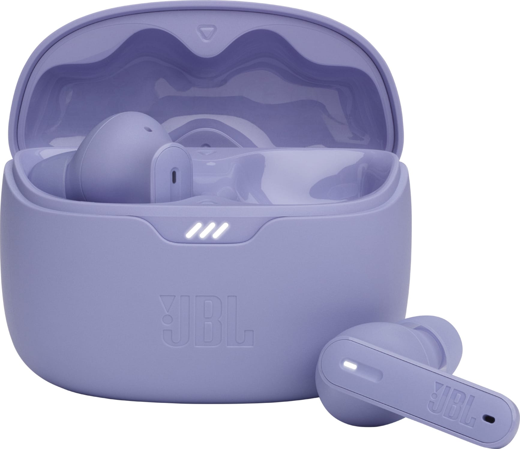 JBL Tune Beam helt trådløse in-ear hodetelefoner (lilla) - Elkjøp