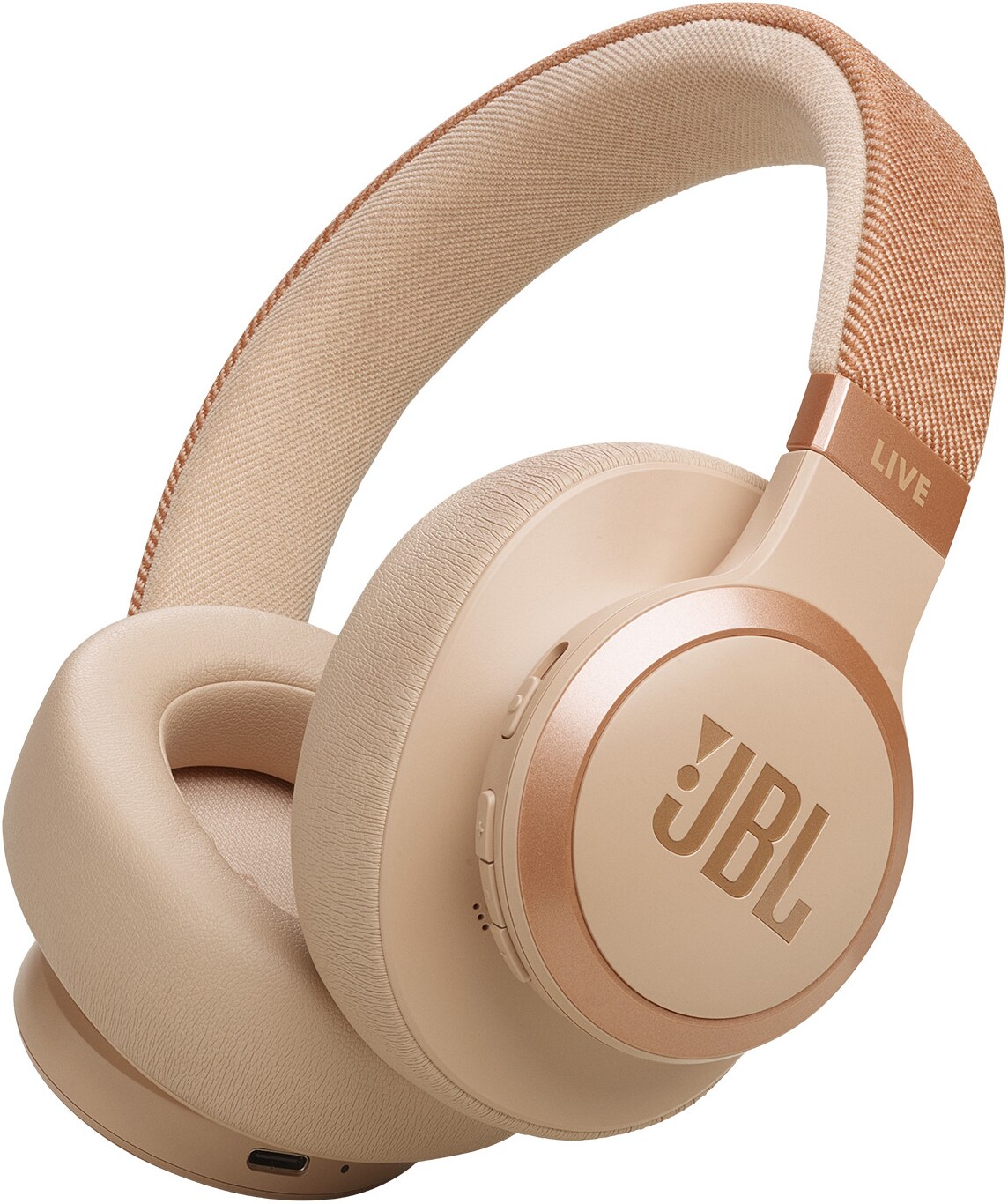 JBL Live 770NC trådløse around-ear hodetelefoner (rosa) - Elkjøp