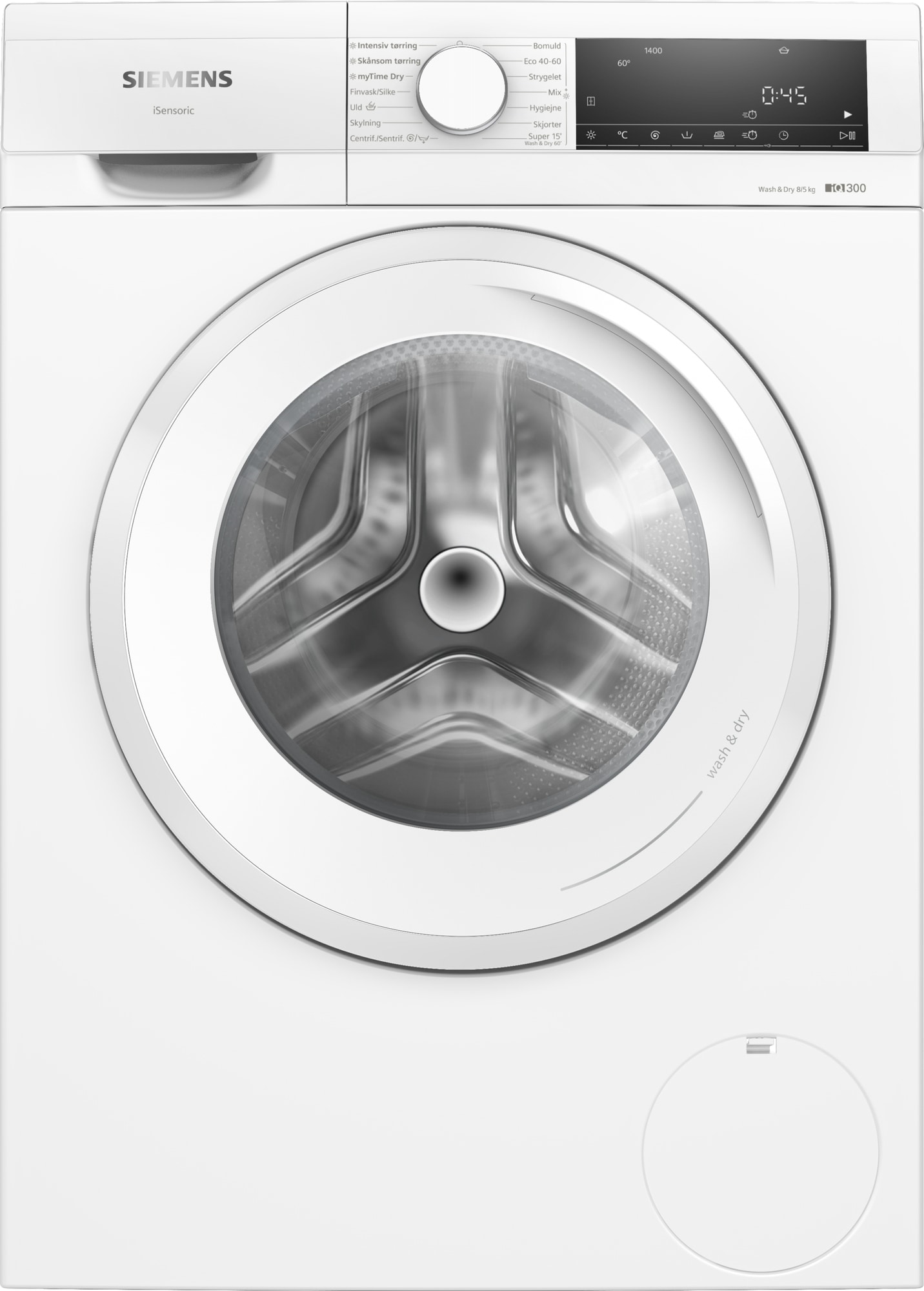 Siemens Kombinert vaskemaskin/tørketrommel WN34A1L0DN - Elkjøp