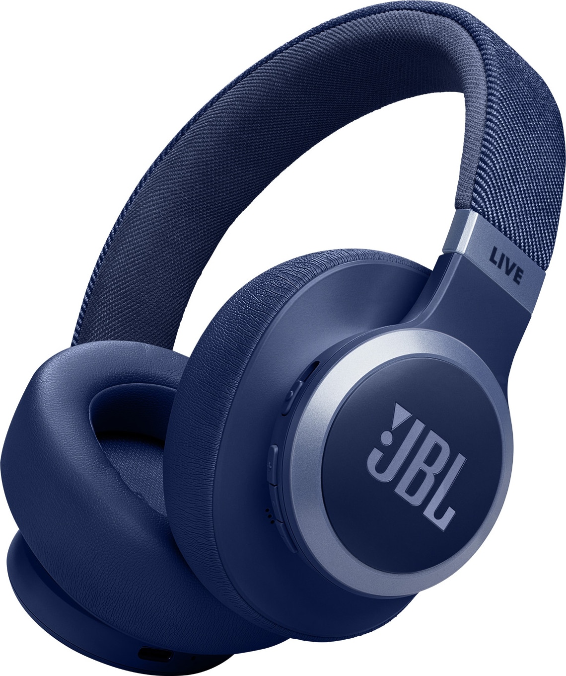 JBL Live 770NC trådløse around-ear hodetelefoner (blå) - Elkjøp