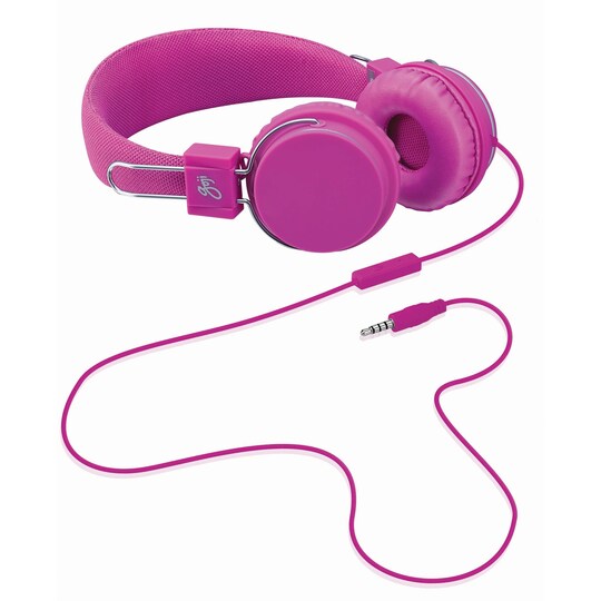 Goji hodetelefoner G4OEFU14 (rosa) - Elkjøp