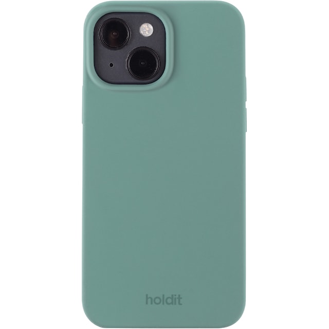Holdit Silicone iPhone 15 deksel (grønn)