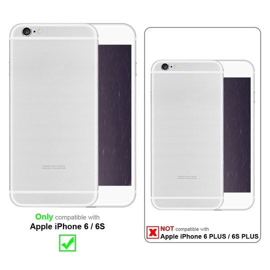 iPhone 6 / 6S lommebokdeksel cover (svart) - Elkjøp