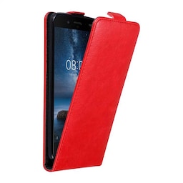 Nokia 8 2017 deksel flip cover (rød)