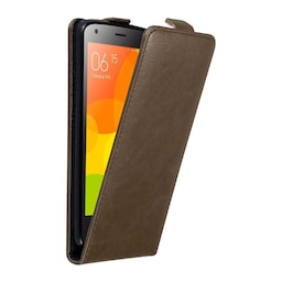 Xiaomi Mi 2 deksel flip cover (brun)