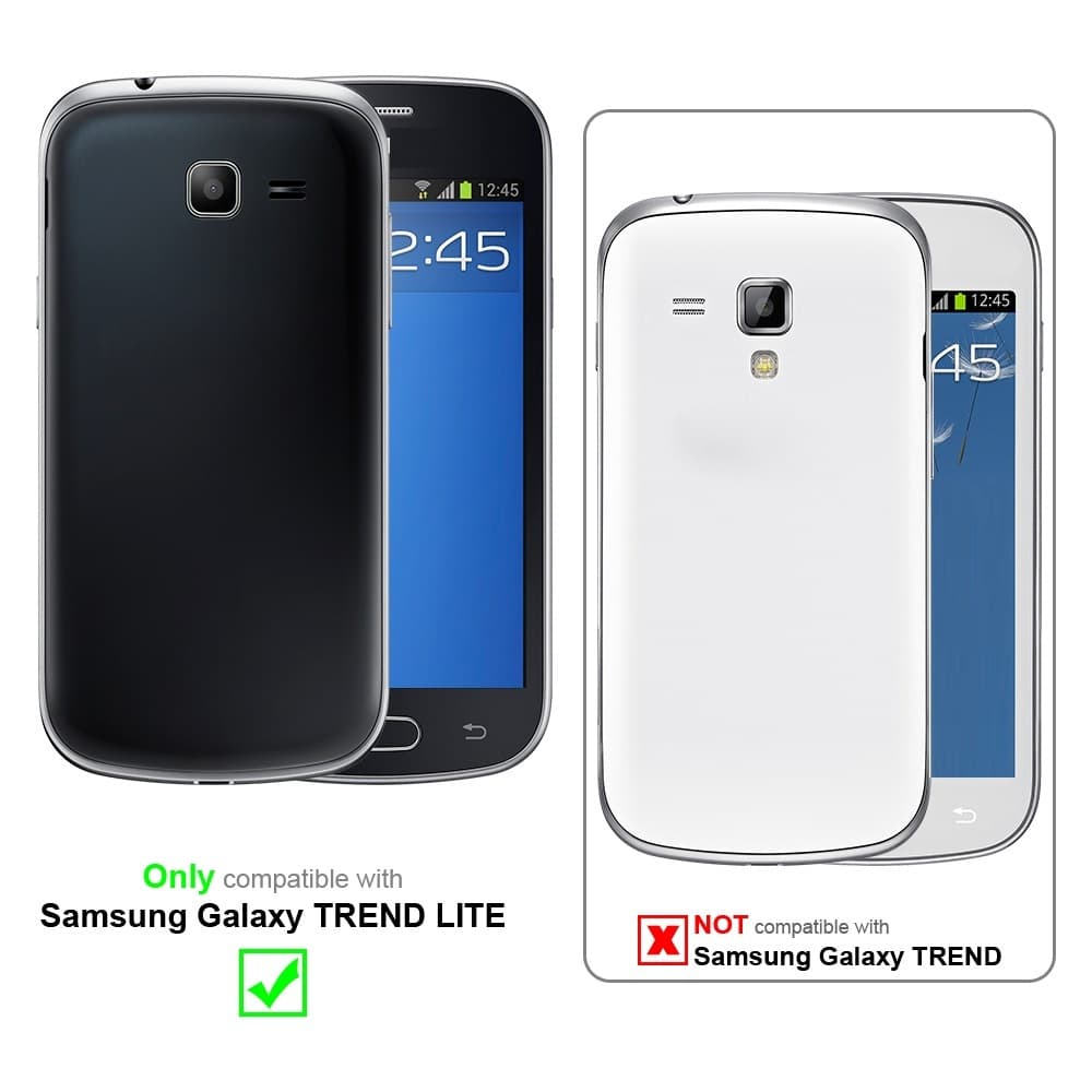 Samsung Galaxy TREND LITE lommebokdeksel etui (rød)