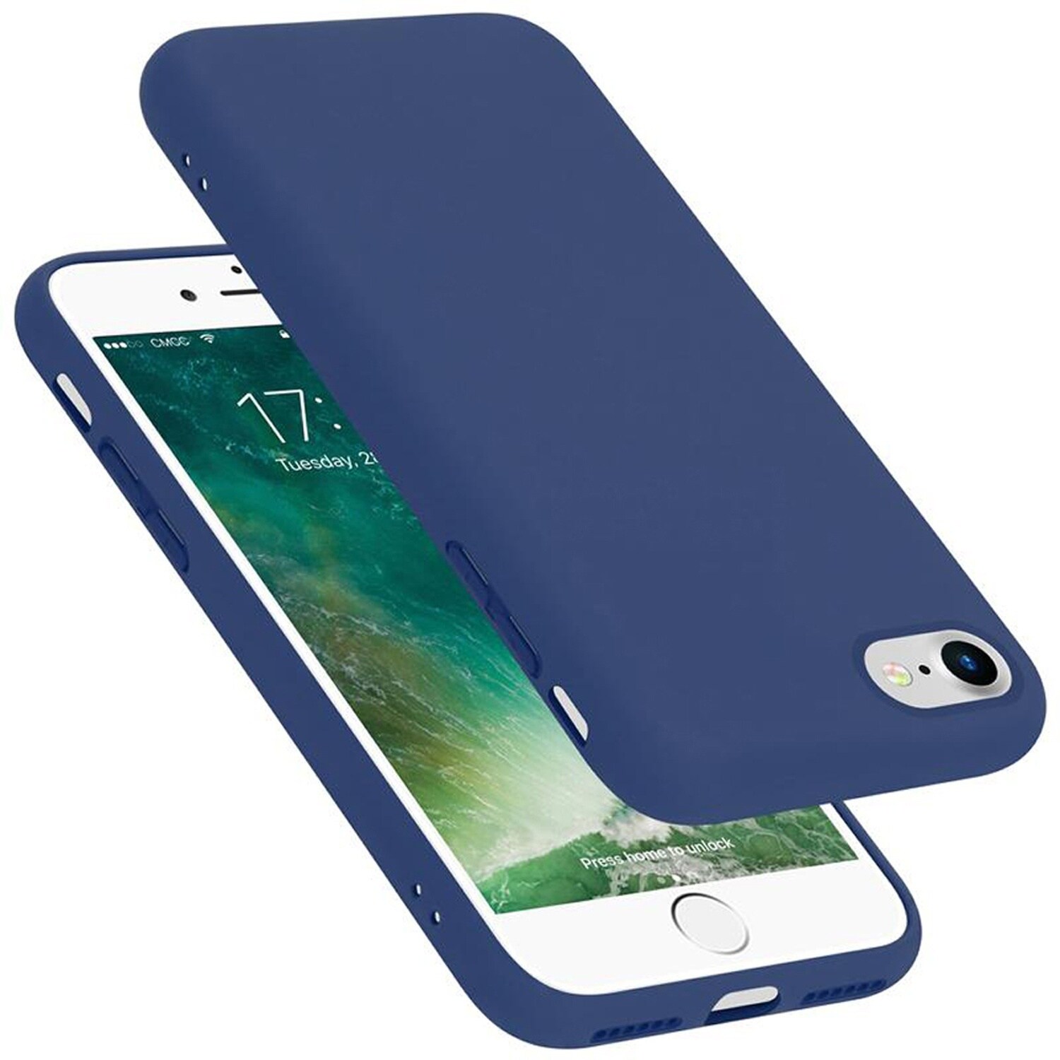 iPhone 7 / 7S / 8 / SE 2020 silikondeksel case (lilla) - Elkjøp