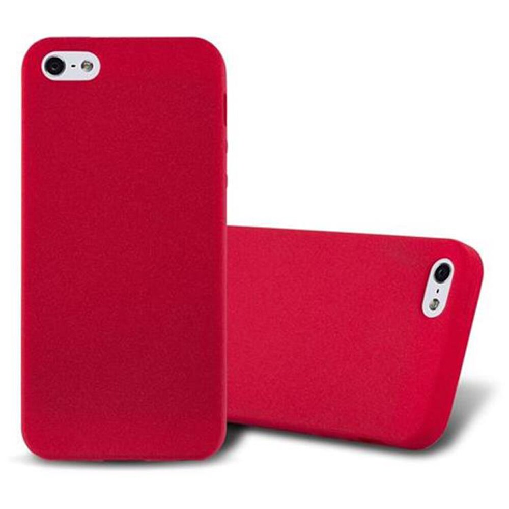 iPhone 5 / 5S / SE 2016 silikondeksel case (rød) - Elkjøp