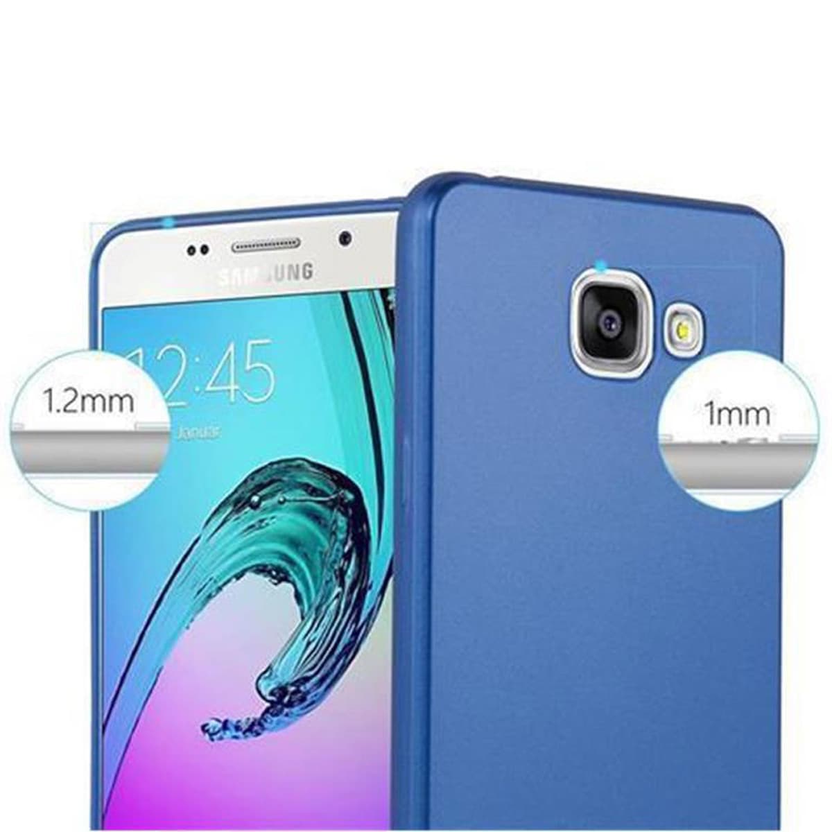 Samsung Galaxy A5 2016 Deksel Case Cover (blå)