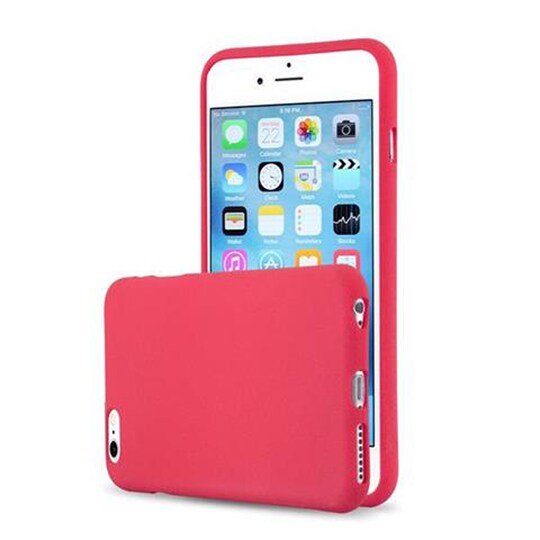 iPhone 6 PLUS / 6S PLUS silikondeksel case (rød) - Elkjøp