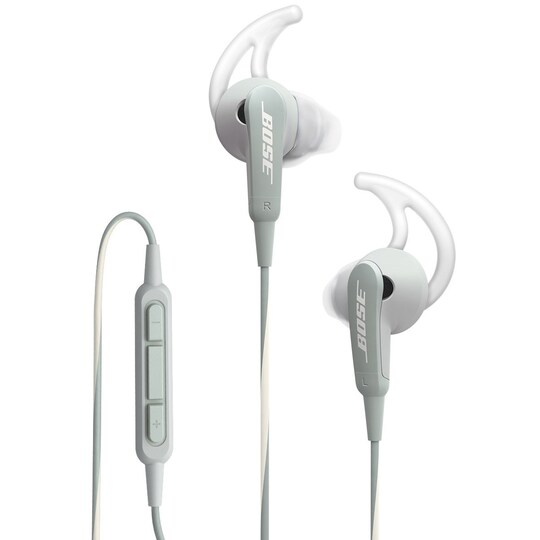 Bose SoundSport in-ear hodetelefoner til iOS (grå) - Elkjøp