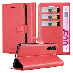 Sony Xperia 5 lommebokdeksel etui (rød)