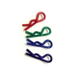 Fastrax Metalic Red Small Clips (8)