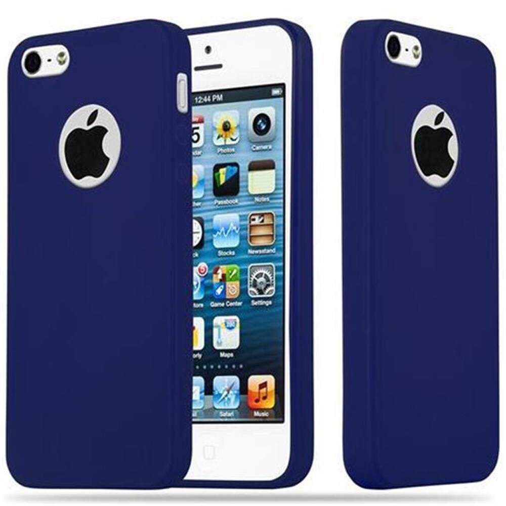 iPhone 5 / 5S / SE 2016 silikondeksel cover (blå) - Elkjøp