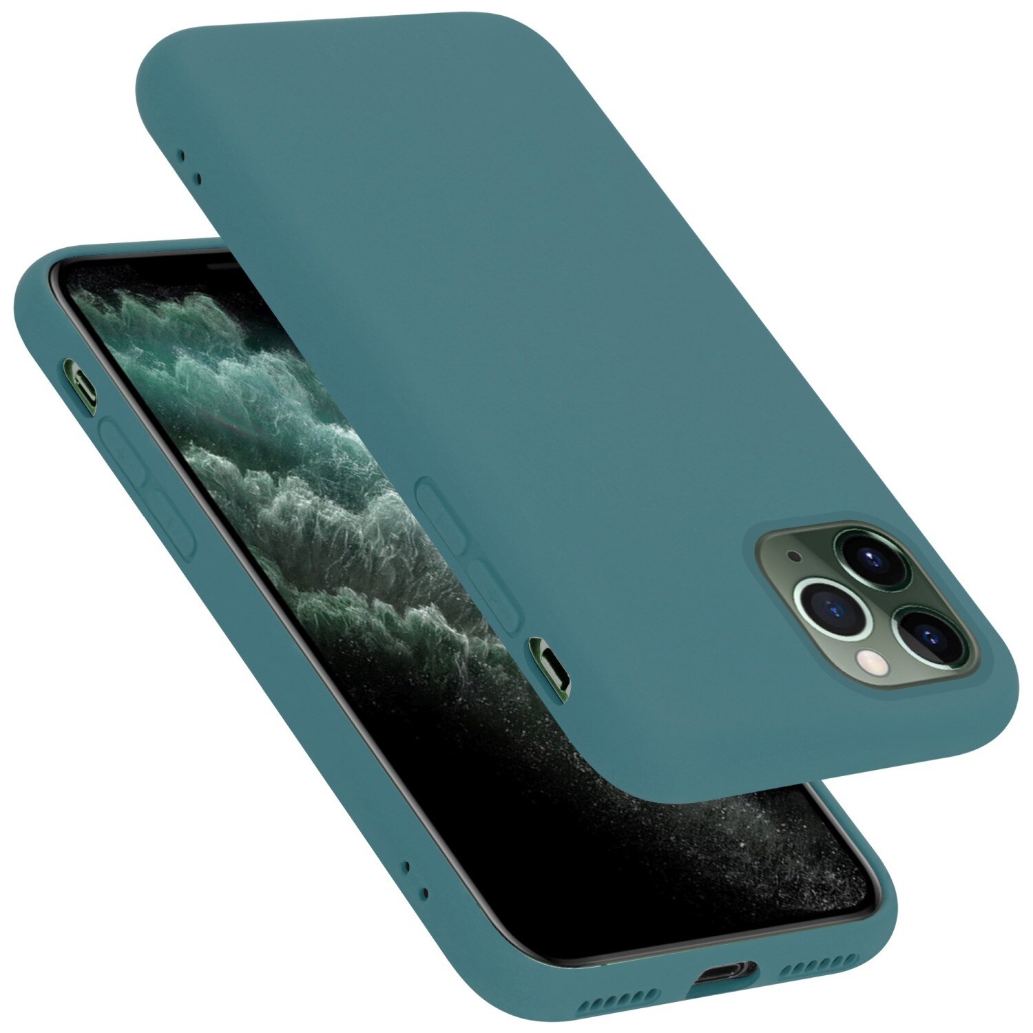 iPhone 11 PRO MAX silikondeksel case (grønn) - Elkjøp