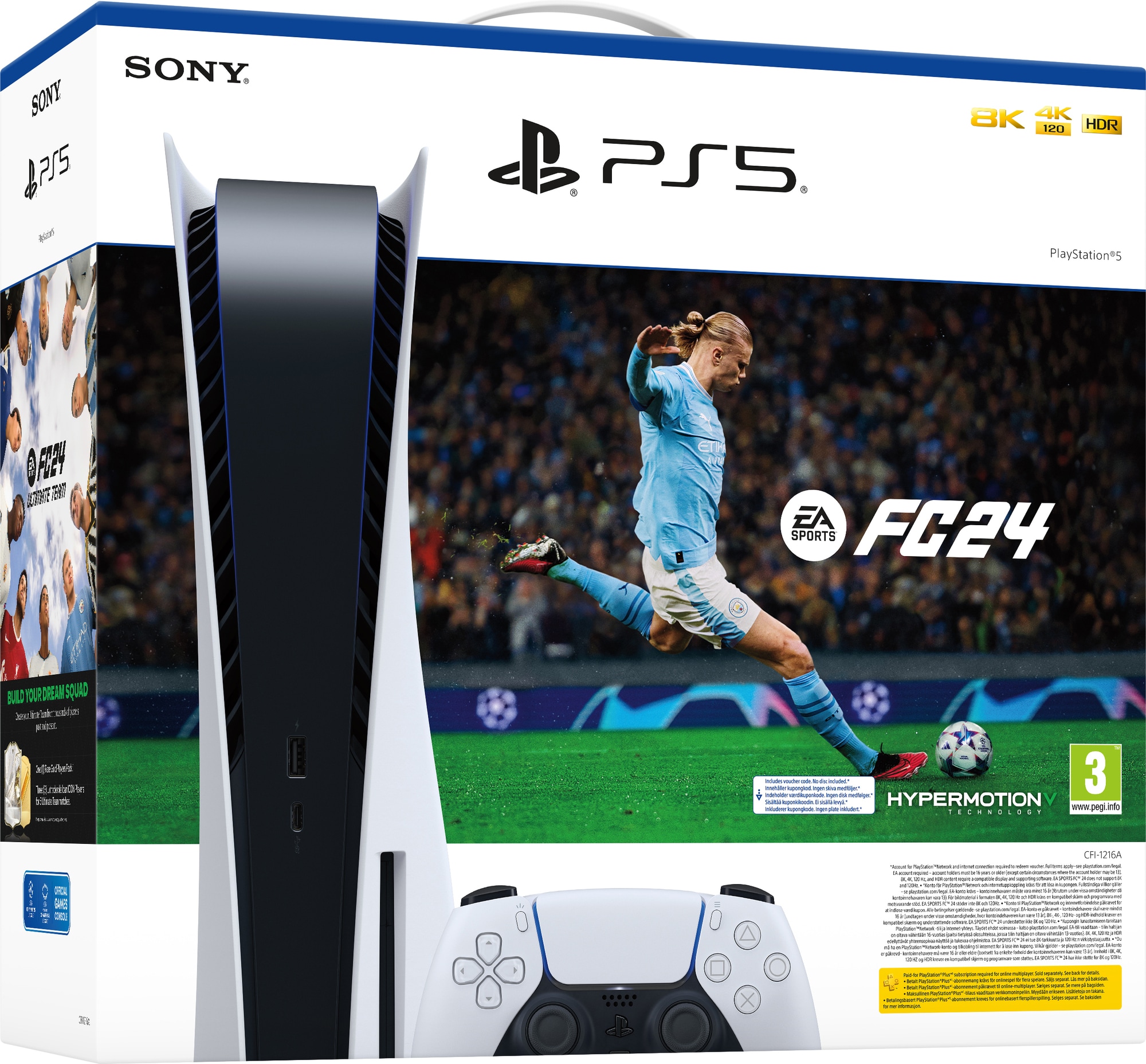 PlayStation 5 + EA SPORTS FC 24 samlepakke - Elkjøp